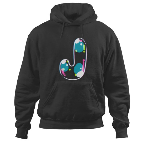 Discover Soap Bubble Monogram Letter Hoodies
