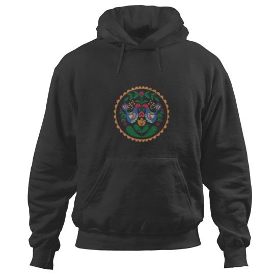 Discover Fancy Folk Art Fowl Hoodies