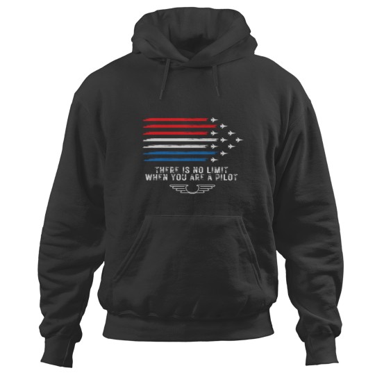 Discover Pilot US Flag Fighter Jets Hoodies