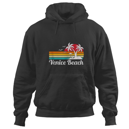 Discover summer vacation palm tree calinia venice beach Hoodies