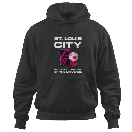 Discover St. Louis City Capital of Soccer Hoodies