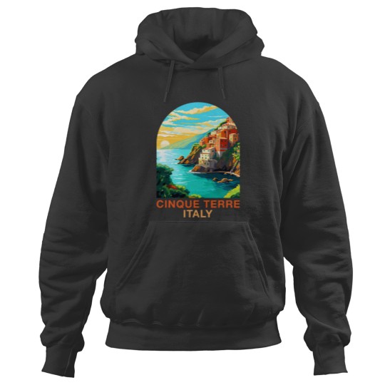 Discover Cinque Terre Traveling Vacation Souvenir Cinque Terre Italy Hoodies