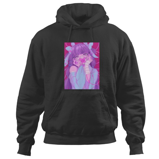 Discover Pastel Goth Yami Kawaii Menhera Waifu Anime Girl Hoodies