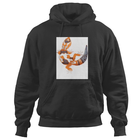 Discover Whiteout African Fat Tailed Gecko Active Hoodies