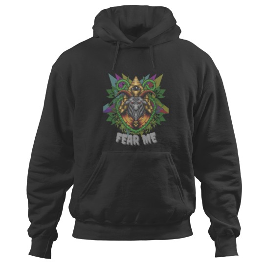 Discover fear me - nyaphomet Active Hoodies