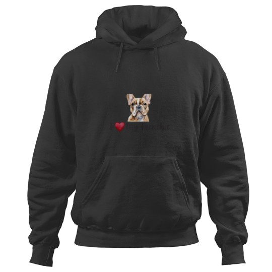 Discover I love my Frenchie Active Hoodies