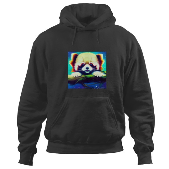 Discover Adorable cutie Kawaii Red Panda Wishing you good night Active Hoodies