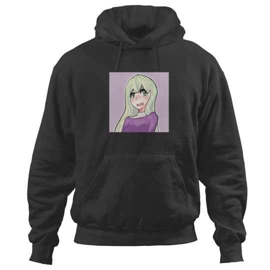 Discover Pastel Green Anime Girl Hoodies