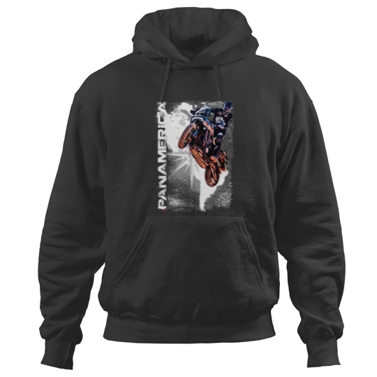 Discover Pan America 1250 White Map Hoodies