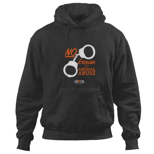Discover ASPCA No Excuse for Animal Abuse Dark Hoodies