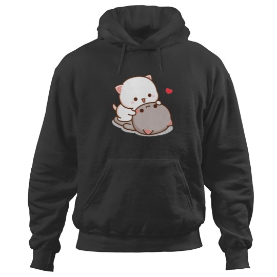 Discover Peach And Goma Mochi Cat Love Classic Hoodies