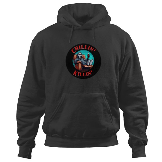 Discover Chillin' Killin'  Ghostface Scream Hoodies