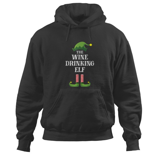 Discover winess Drinking Elf Matching Family Group Christmas Hoodies