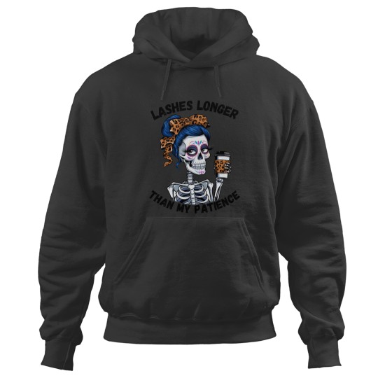 Discover Lashes Longer Funny Fitted Hoodies