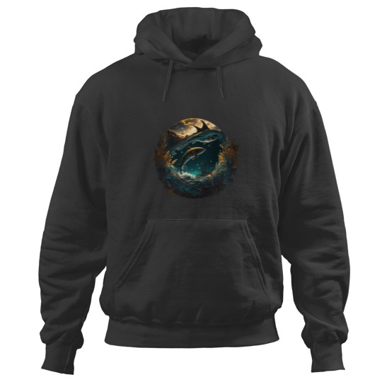 Discover Dolphin Paradise Hoodies