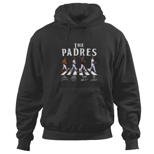 Discover The Padres Walking Abbey Road Signatures Baseball Hoodies, Kim Ha-Seong, Manny Machado, FRD Tatis JR.