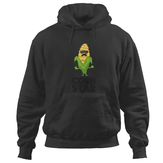 Discover Funny Corn Star With Sunglasses Love Corn Hoodies