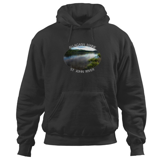 Discover Allagash Maine St John River Old Schoolhouse Roa Hoodies