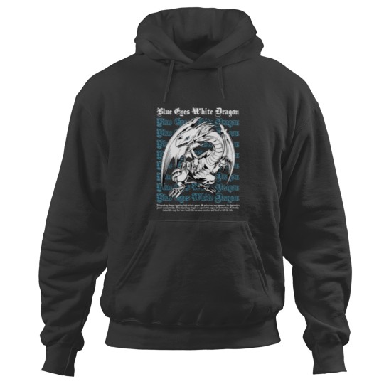 Discover Blue Eyes White Dragon Yugioh Duel Monsters Anime Hoodies