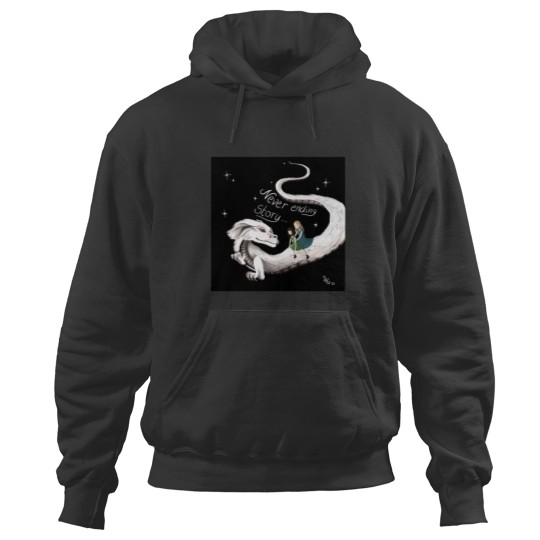 Discover never ending story Sticker Hoodies