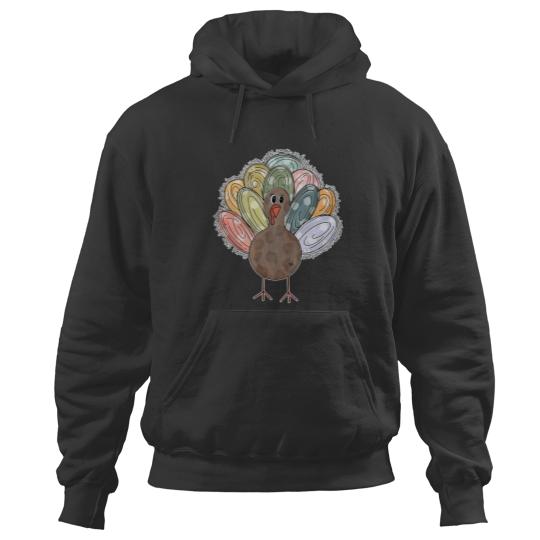 Discover Cute Turkey Fall Thanksgiving Hoodies, Thanksgiving Family