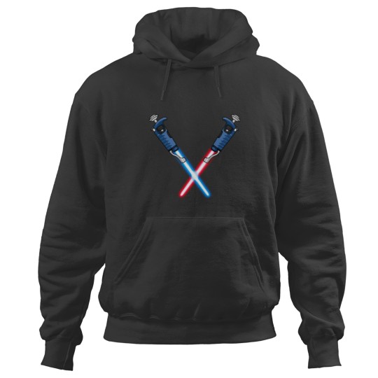 Discover Dueling Pipettes Pipesabers Hoodies