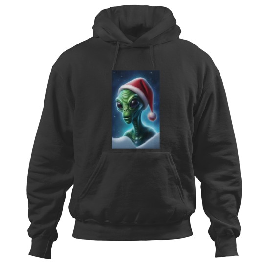 Discover Alien Santa Claus Hoodies