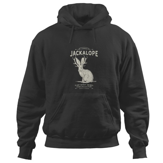 Discover Jackalope Spirit Animal Mythical Critter Hoodies