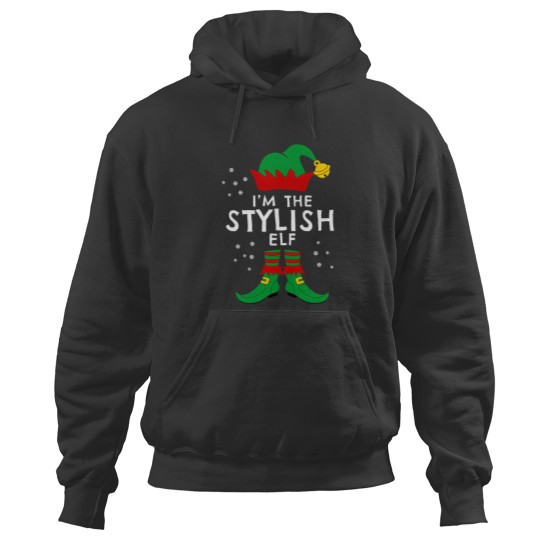 Discover I'M The Stylish Elf Family Matching Christmas 2020 Hoodies