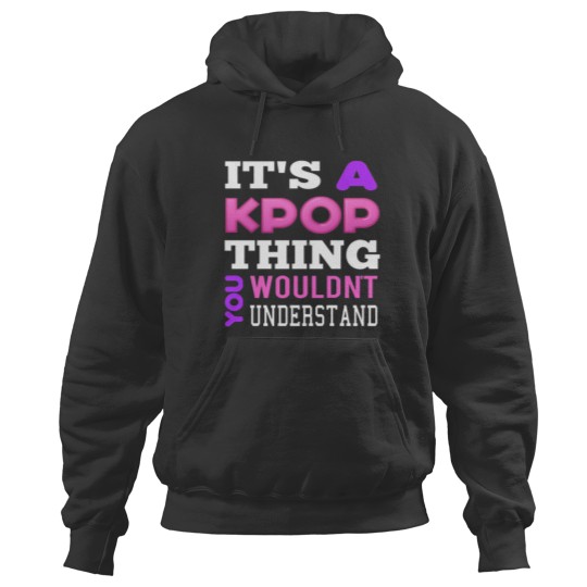 Discover A KPOP THING - BLACK Hoodies