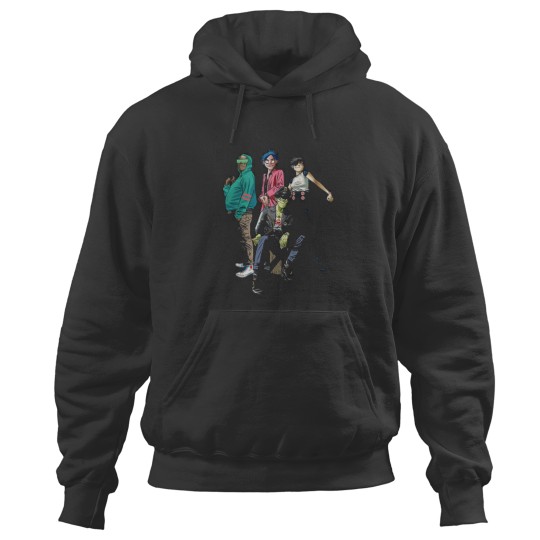 Discover Gorillaz Member Hoodie: Demon Days & Lyric Design