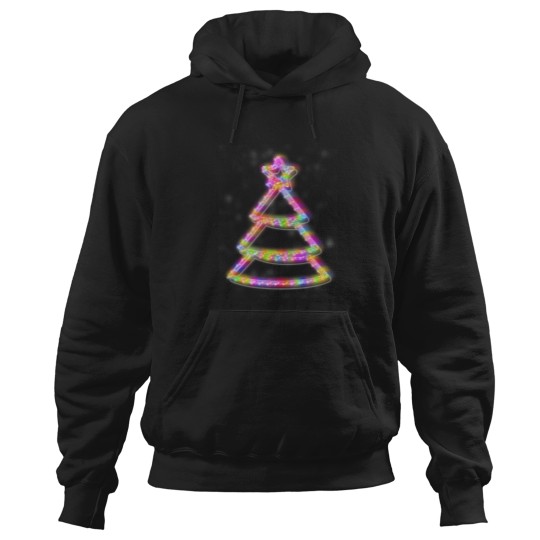 Discover Christmas Tree Of Led Lights Hoodies