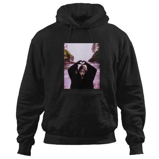 Discover Ghostface heart hands Hoodies