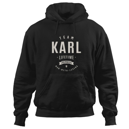 Discover Team Karl Lifetime Member Funny Name Karl Hoodies