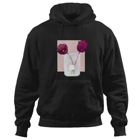 Discover Tulips in Beaker Active Hoodies