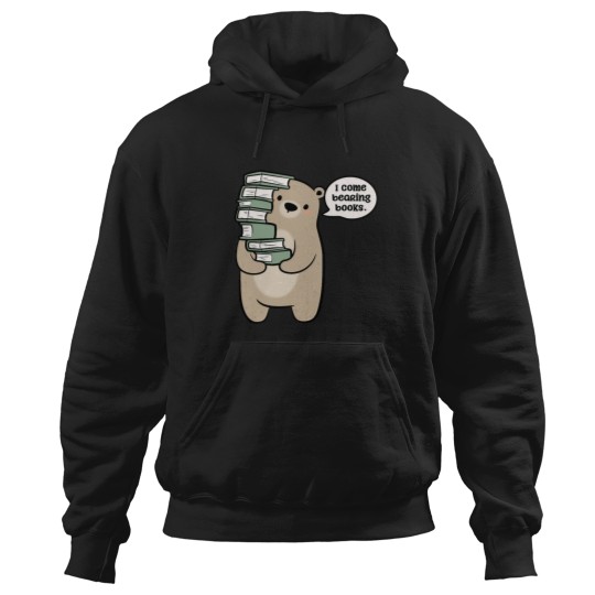 Discover I come bearing books Hoodies
