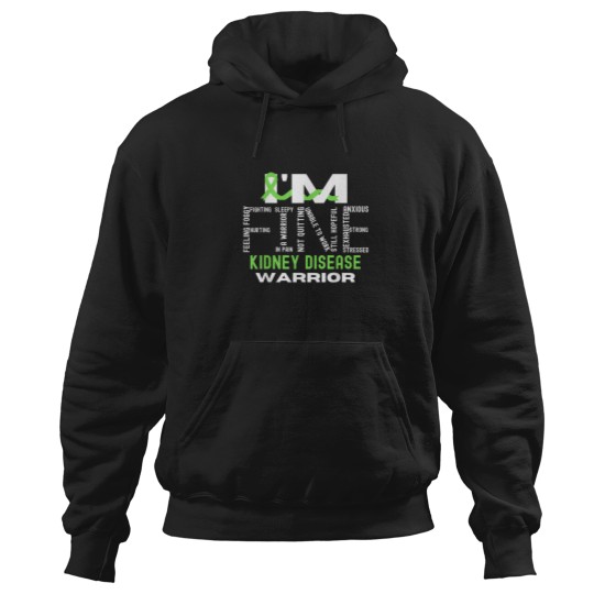Discover Im Fine Kidney Disease Warrior Awareness CKD Fig Hoodies