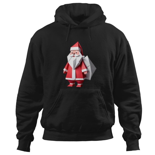 Discover Origami Santa Claus Hoodies
