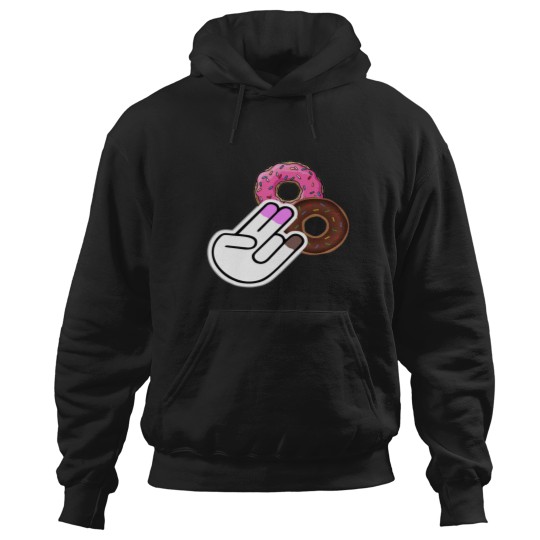 Discover Two In the Pink One In the Stink Funny Donut Lover dirtyss Joke 2 Pink Fingers 1 Stink Finger Cl Hoodies