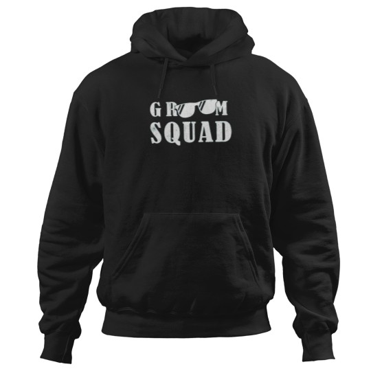 Discover Groom Squad Groomsmen Funny Stag Bachelor Party Hoodies