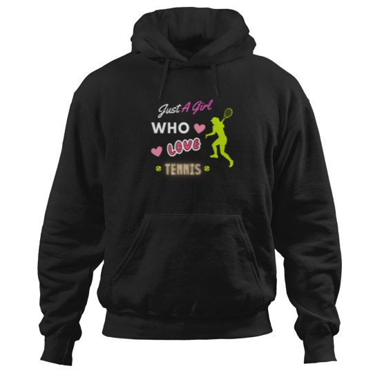 Discover Just A Girl Who Loves Tennis - Love And Funny Tennis - Essential T-Shirt Hoodies