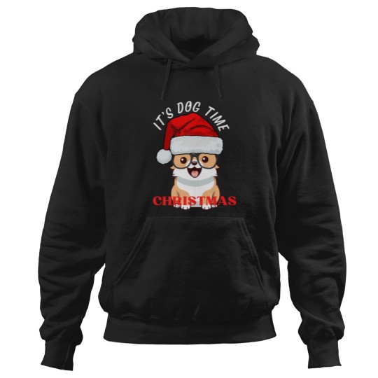 Discover Its Dog Time Christmas Hoodies