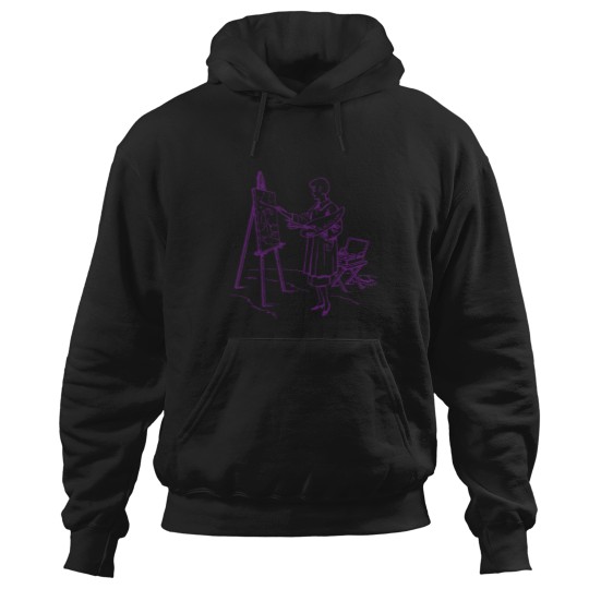 Discover drawing a painting Hoodies