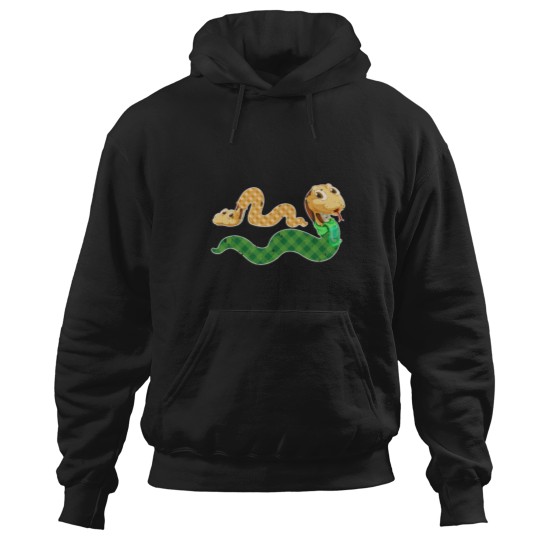 Discover Drawing of Snakes with Clothes for Snakes lovers Hoodies