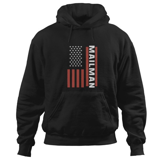 Discover US Flag Postal Worker American Flag Patriotic Postal Worker Essential Hoodies
