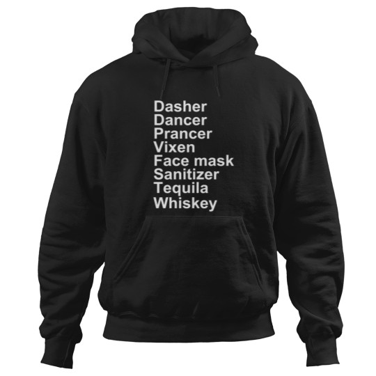 Discover Dasher Dancer Prancer Christmas Design Hoodies