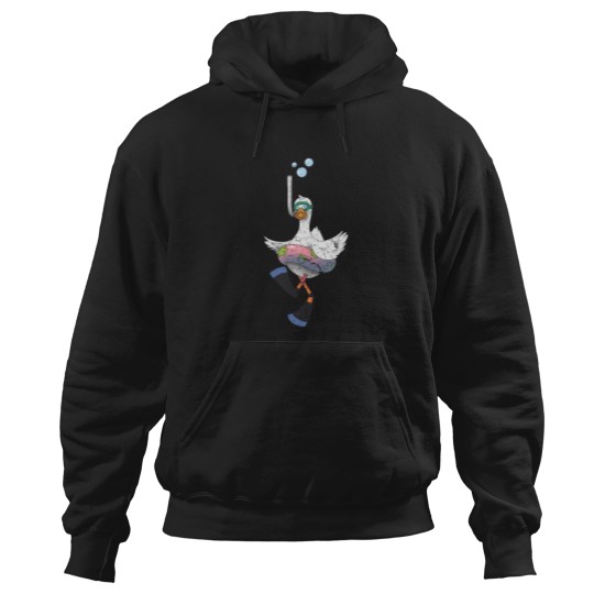 Discover diving duck Hoodies