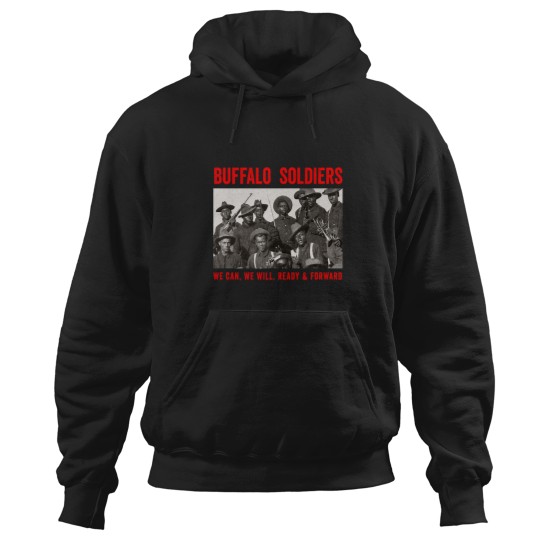 Discover Buffalo Soldiers 9th and 10th Cavalry African American Heros Hoodies