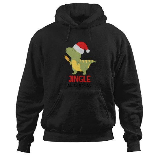 Discover Dancing Baby  Dinosaur - Jingle Bells Hoodies