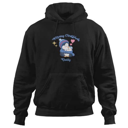 Discover Cute Penguin Merry Christmas- Merry Christmas Daddy Hoodies